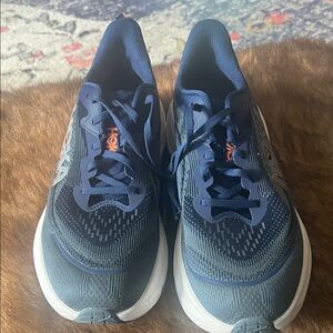 Hoka Skyflow men’s new  Navy and Orange Athletic Shoes